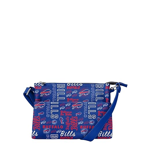 FOCO San Francisco 49ers NFL Spirited Style Printed Collection Foldover Crossbody Bag