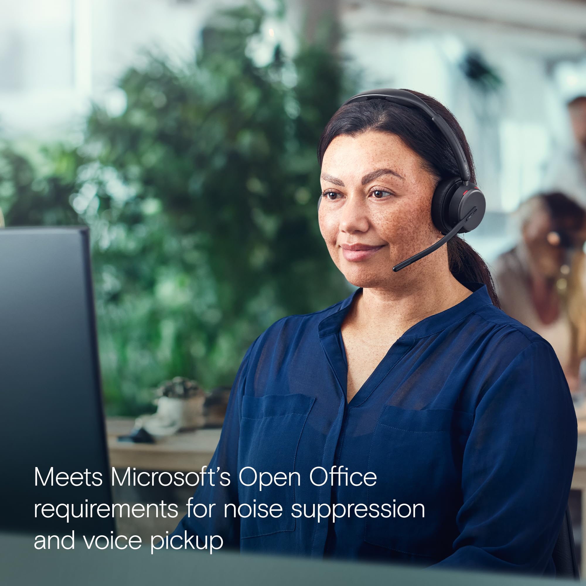 EPOS Impact 1000 MS UC ANC bezprzewodowy zestaw słuchawkowy Bluetooth z adapterem USB-C + USB-A do komputerów PC i Mac – biznesowy zestaw słuchawkowy z adaptacyjnym ANC i redukcją szumów AI