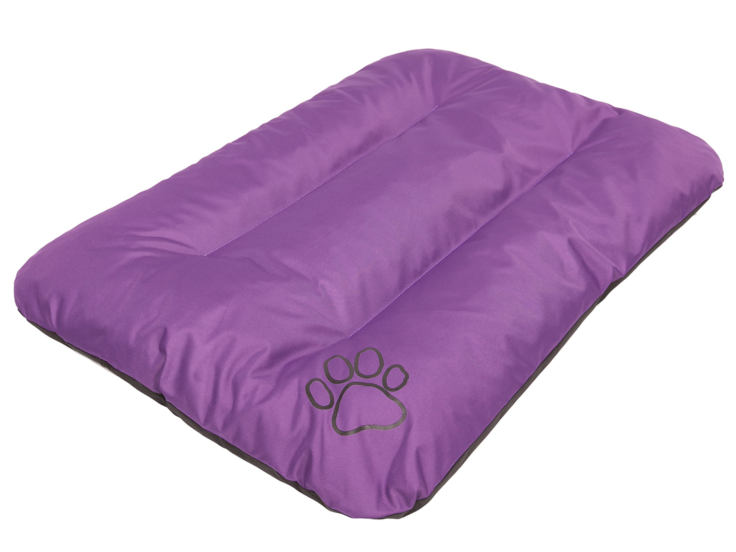 PillowPrim Hundematratze Hundesofa Liegen Hundekissen Sofa Matratze Hundekorb Bett Tierbett Weich Haustierbett Hundeliegen Kissen R3-115 x 80 cm Pflaume