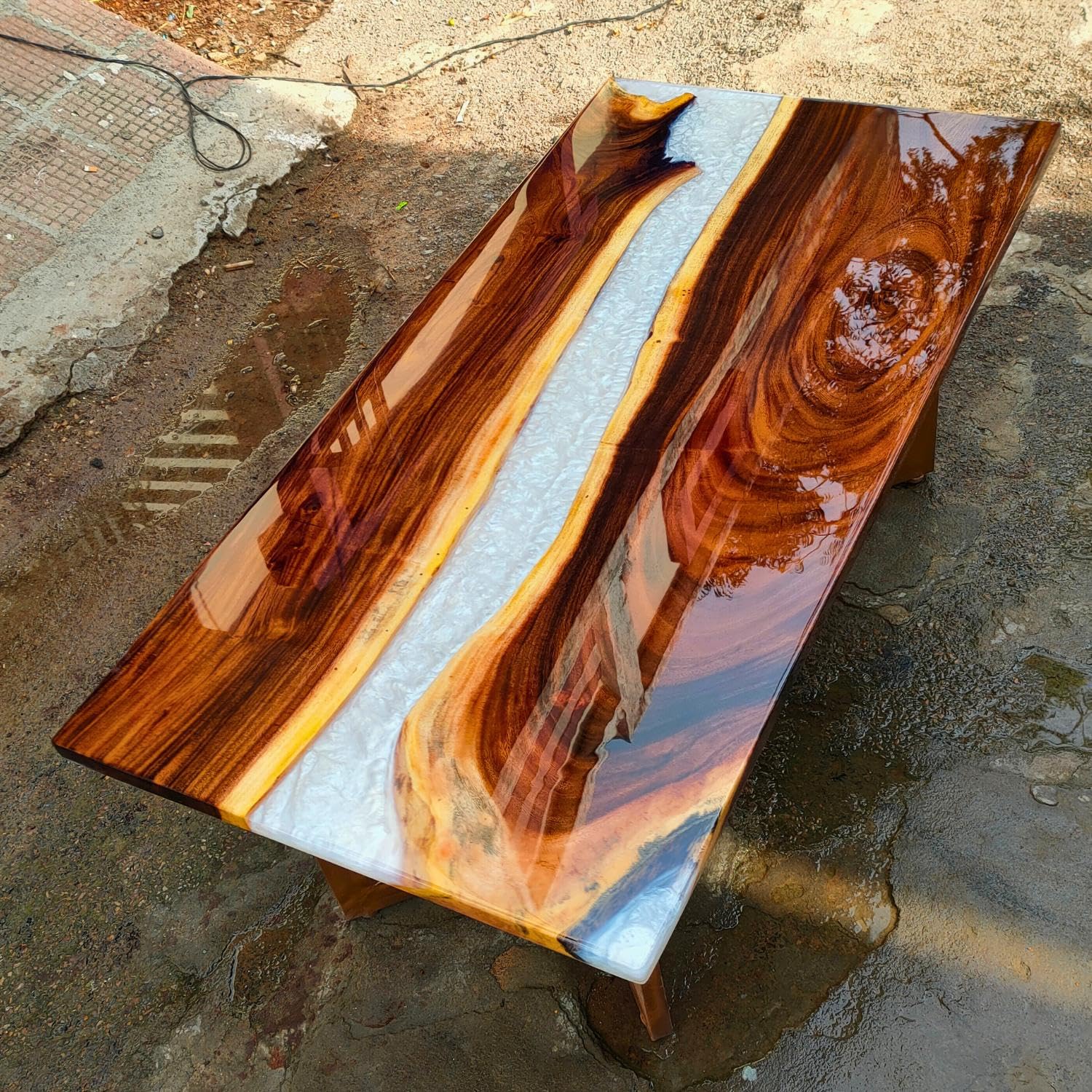 Amazon.com: NAV KONST Customized epoxy Resin Solid Wood Opaque