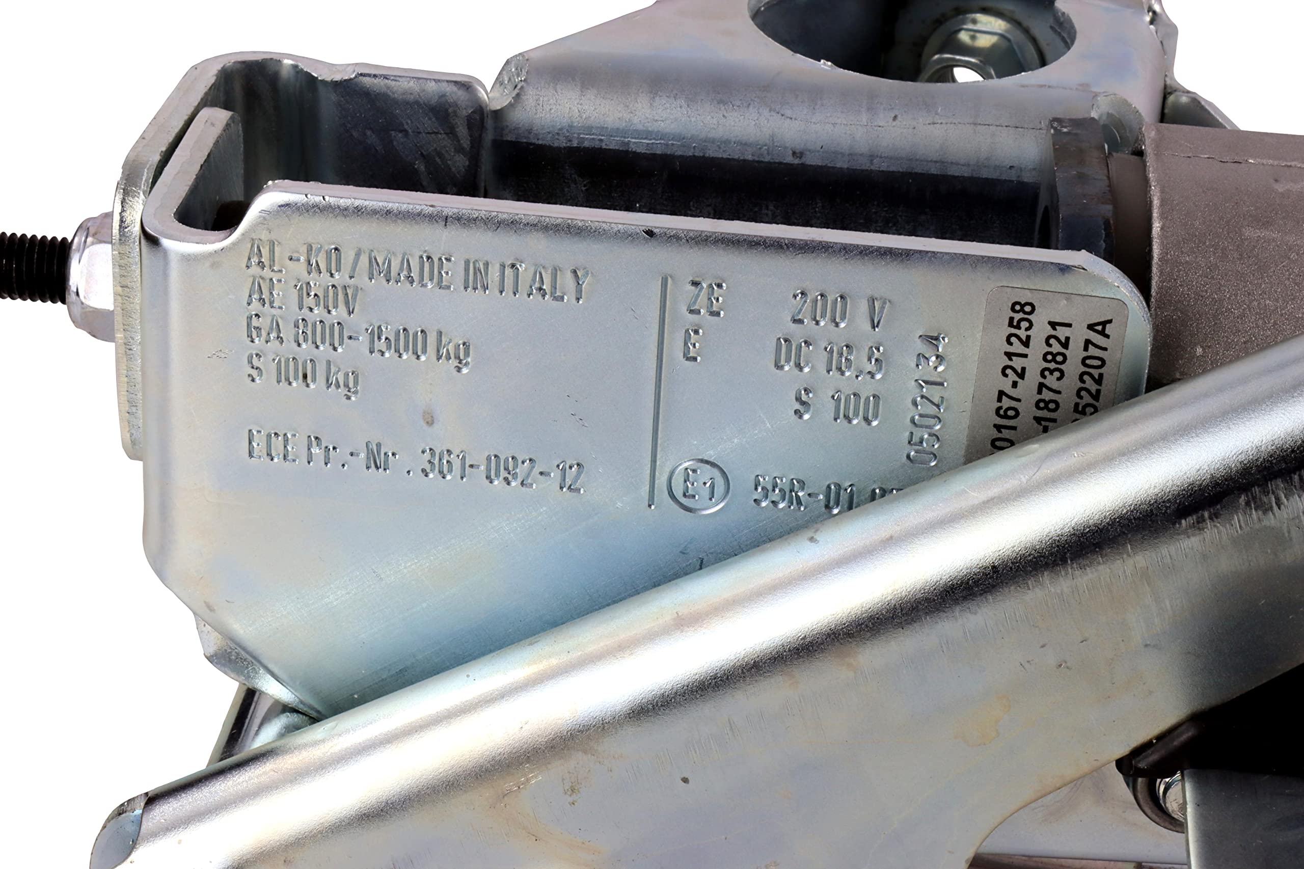 AL-KO 150 V, 750-1500 kg, EU (do przyczep kempingowych), bez pokrywy i głowicy kulowej, 1250063 o.K.