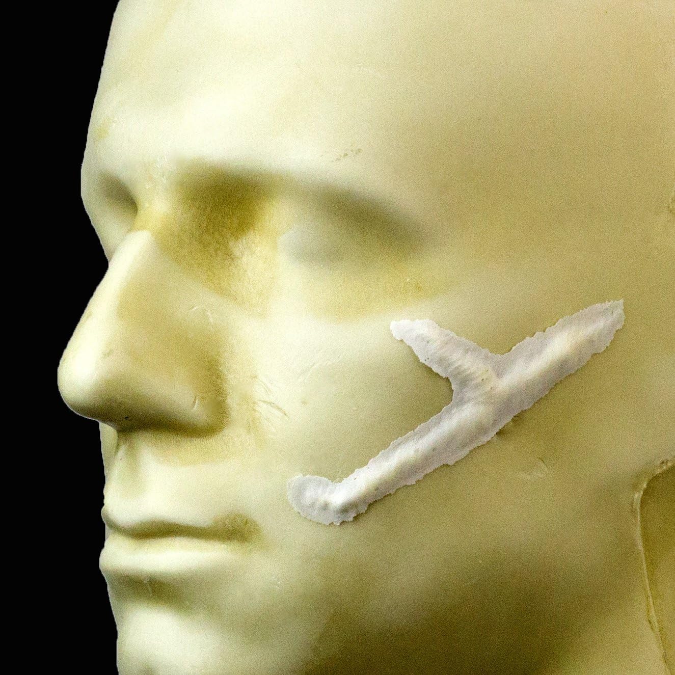 Foam Latex Prosthetic - Y Scar FRW-062 - Makeup and Theater FX