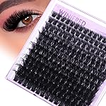 Winifred Lash Clusters Eyelash Extension Thick Volume Individual Lashes 100D Lash Extension 18mm D Curvature Clusters Lashes Mink Lash Cluster DIY Extension Eyelash (180pcs)