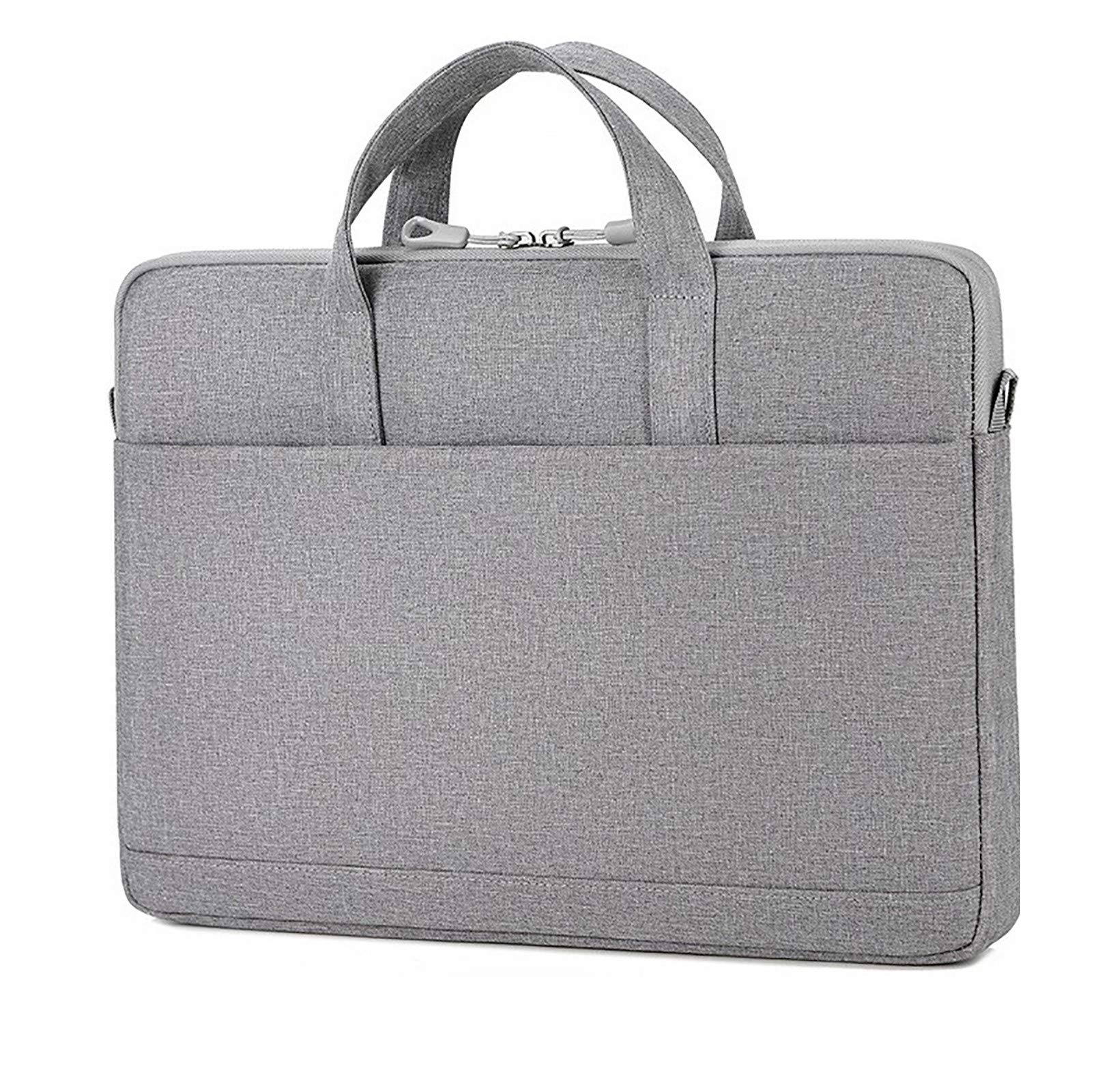 Laptop Bag Case, Waterproof Computer Sleeve Messenger Bag with Shoulder Strap, Expandable Business Briefcase for Men Women