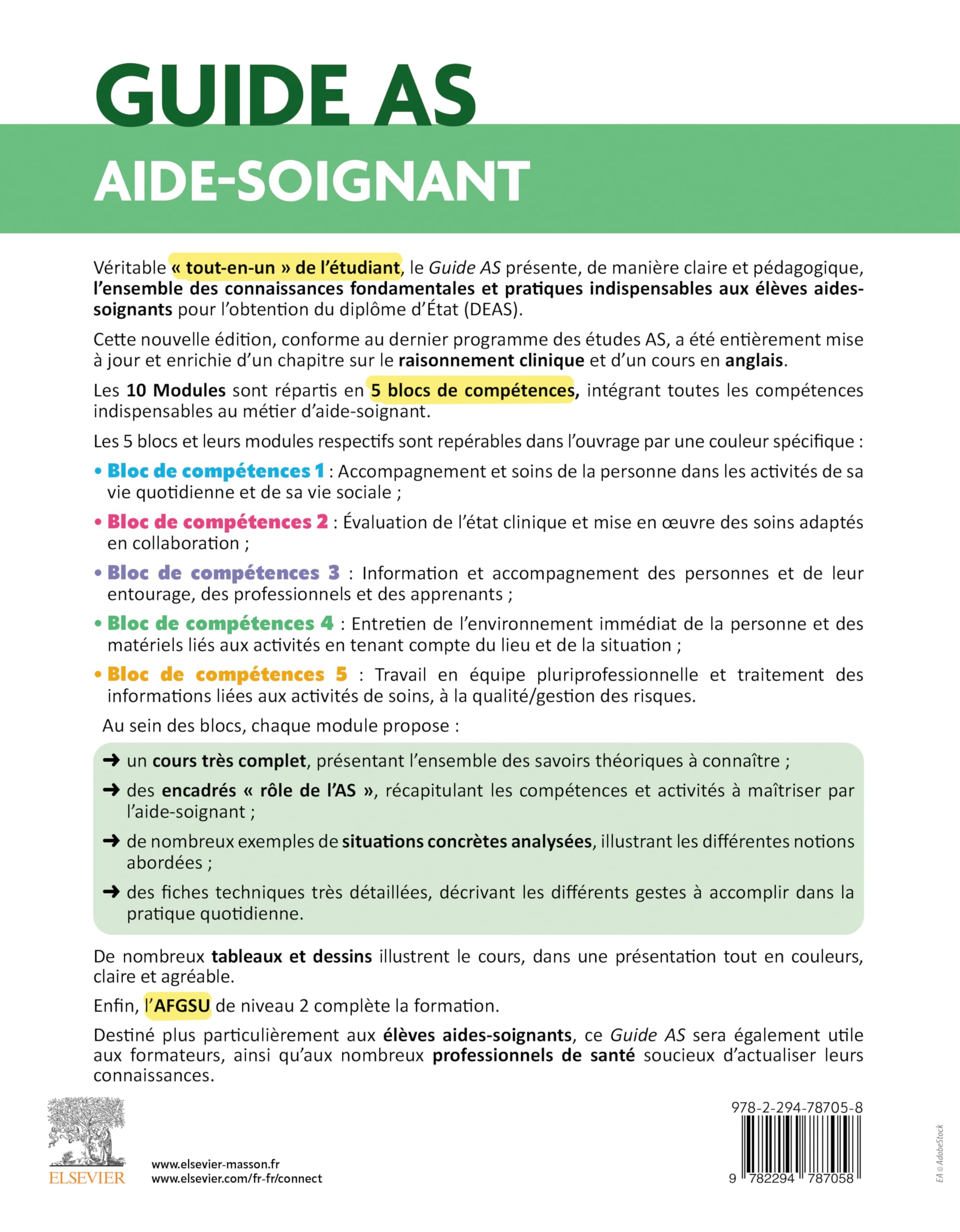Guide AS - Aide-soignant: La référence des études AS
