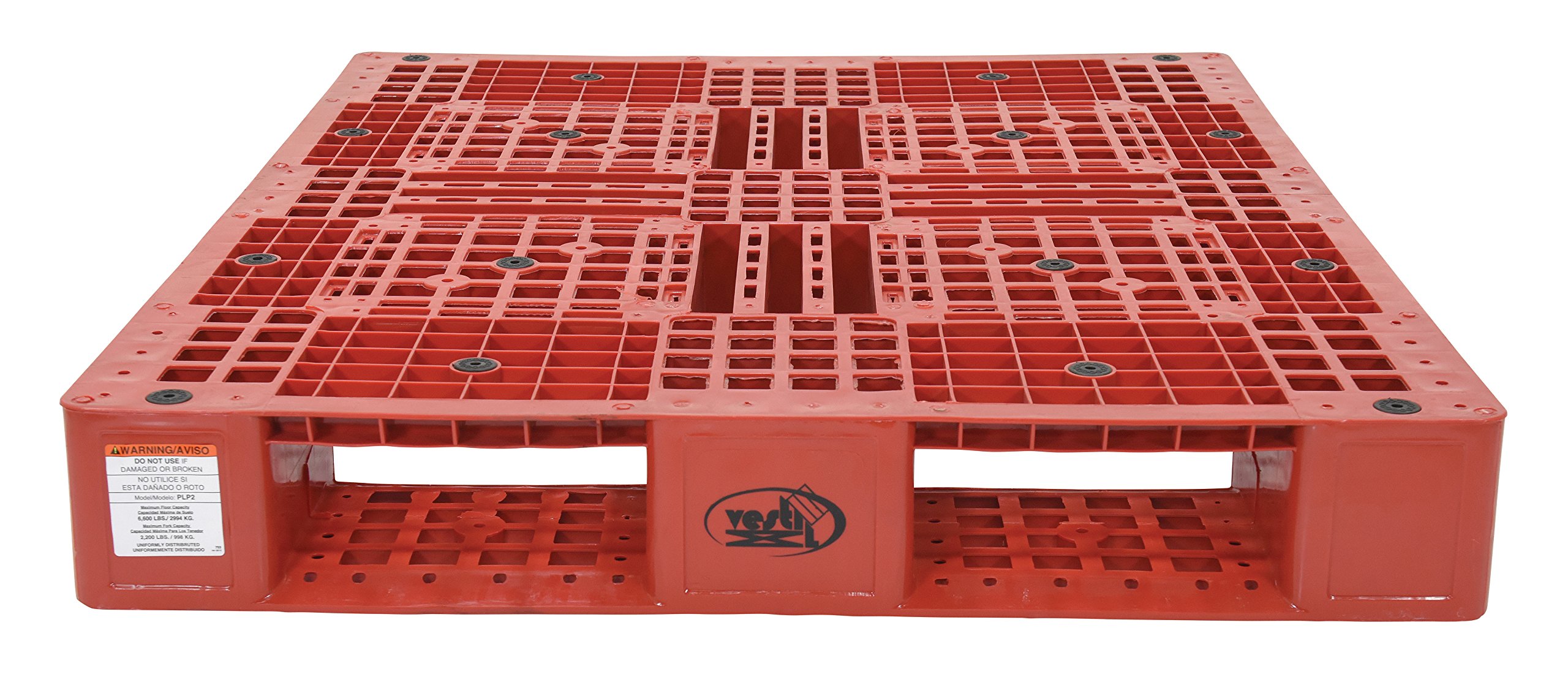 Vestil Red Polyethylene Pallet - Durable & Versatile -3