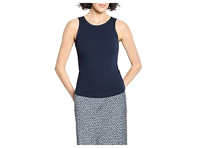 NIC+ZOE Trimmed Perfect Knit Ribbed Tank Top Women