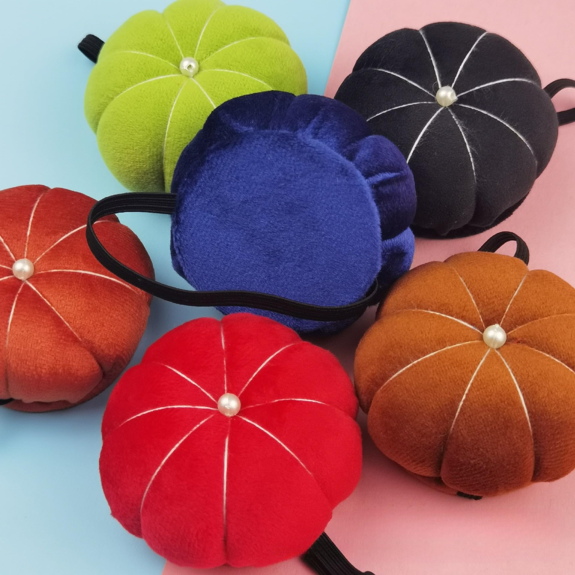 5-10 Piezas de almohadón Ajustable para muñequera, portaagujas Ligero y portátil, almohadón ecológico para alfiler de muñeca, Ajuste cómodo