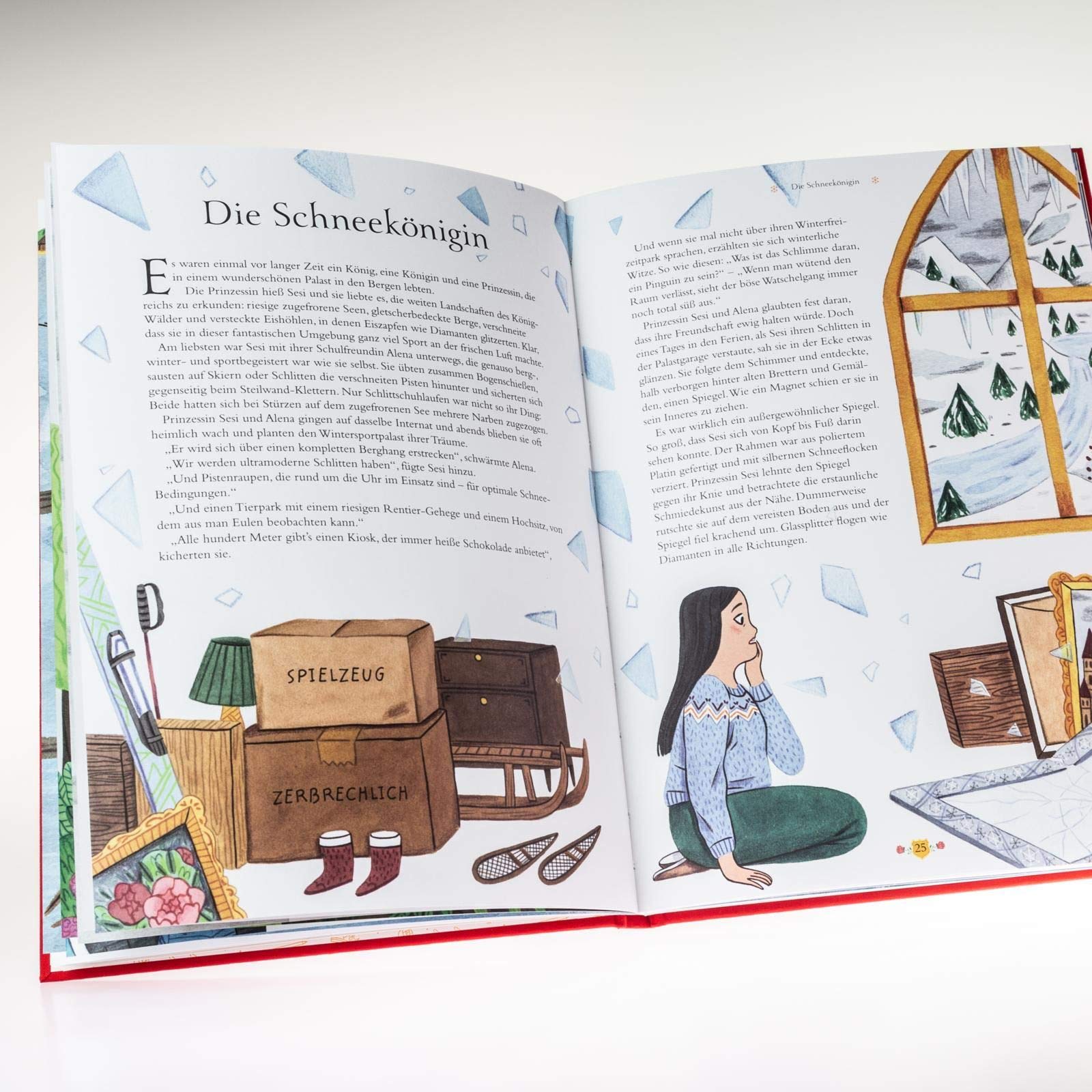 Power to the Princess: Märchenbuch für mutige Mädchen ab 5 Jahren | Opulent und hochwertig ausgestattet mit Leinen und Goldprägung