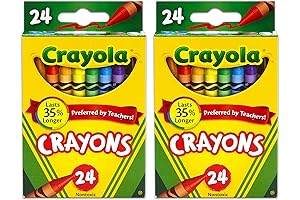 Crayola 24 Count Box of Crayons for Online Game Final Fantasy XIV Online (2 Packs)