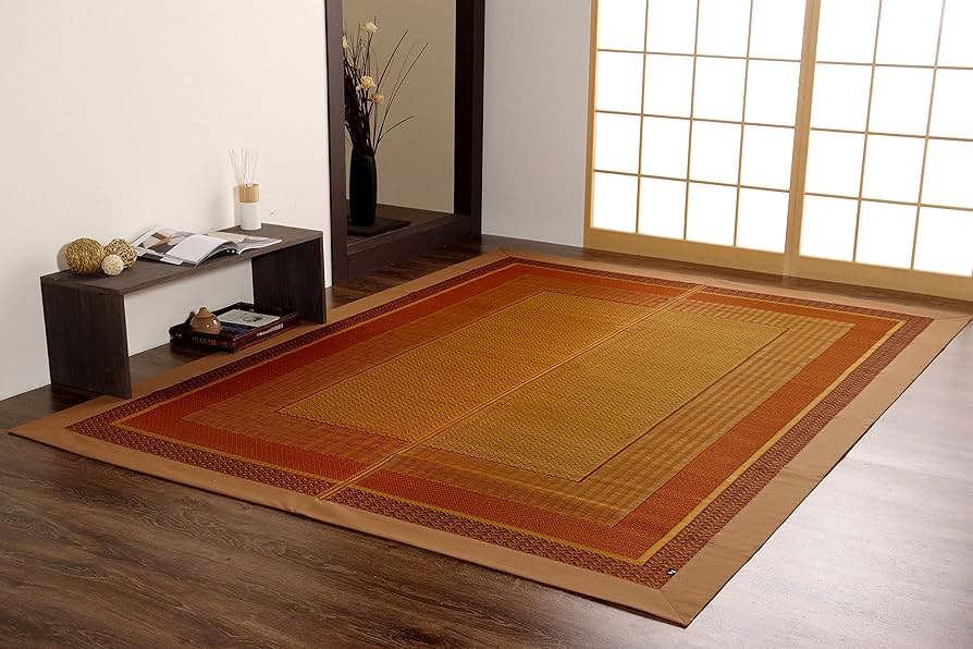 ラグ 国産 純国産 日本製 い草 モダン 抗菌防臭 自然素材