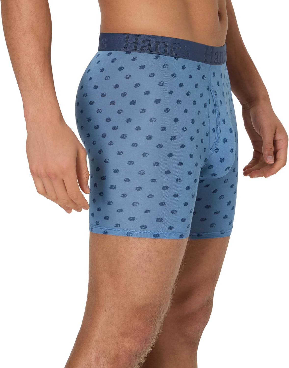 Hanes Men's Underwear, SuperSoft Viscose from Bamboo, 3-Pack, Sexy Men's Underwear, Short or Regular- Leg Boxer Briefs - Image 3