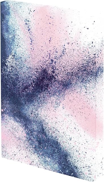 nuuna Notebook A5+ | Composition L - Splash | Notebook Dotted | 3.5 mm Dot Grid | 256 Numbered Pages | 120 g Premium Paper | Jeans Label Material | Vegan | Sustainably Produced in Germany