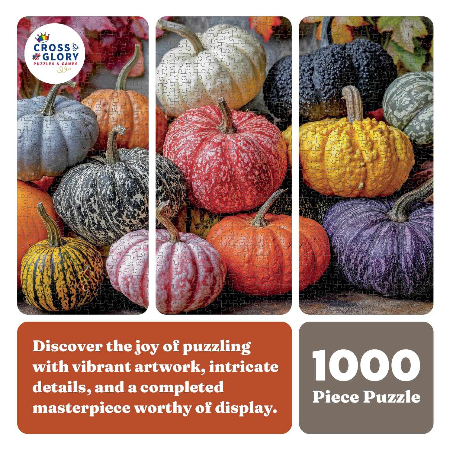 Amazon.com: Cross & Glory - Harvest for The Table - 1000 Piece