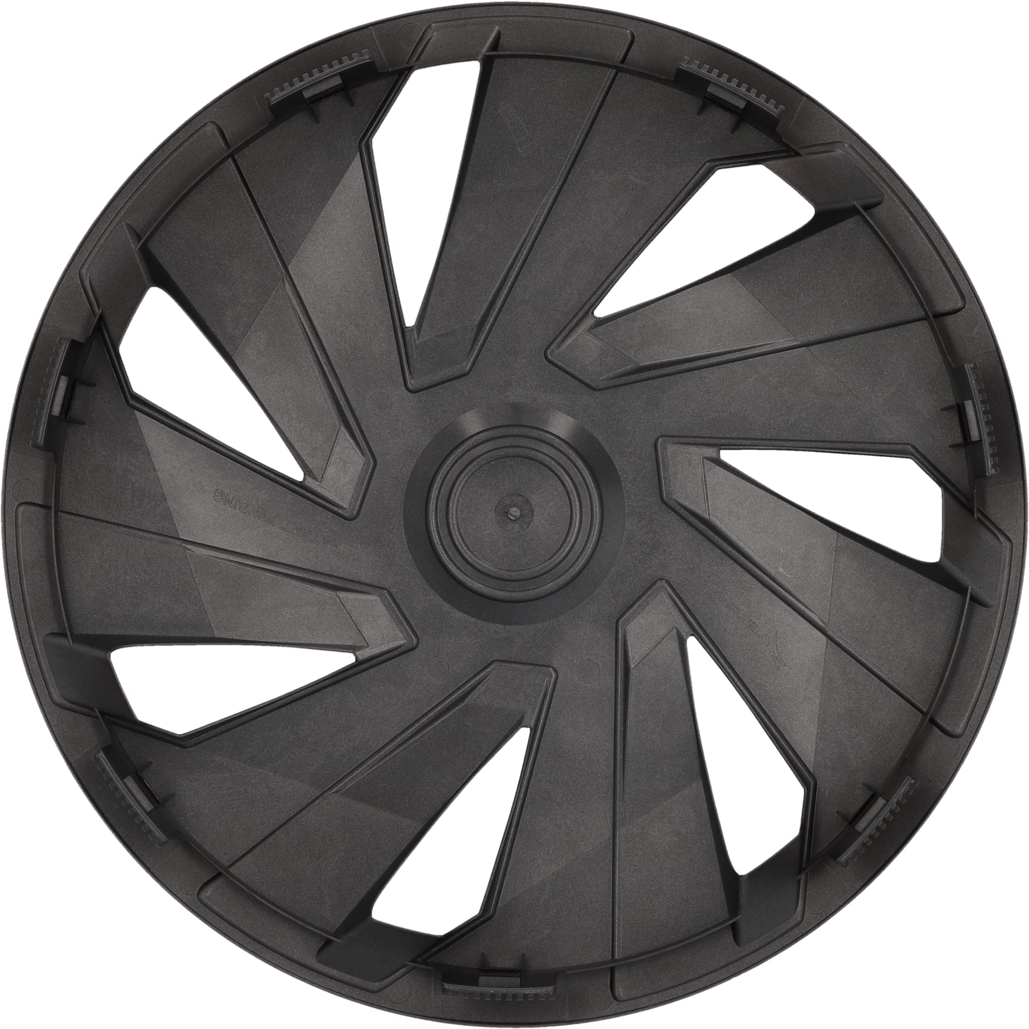Enjoliveurs Noirs Universels 15 Pouces - Pour Jantes En Acier, Facile à Clipser - Protection Et Style