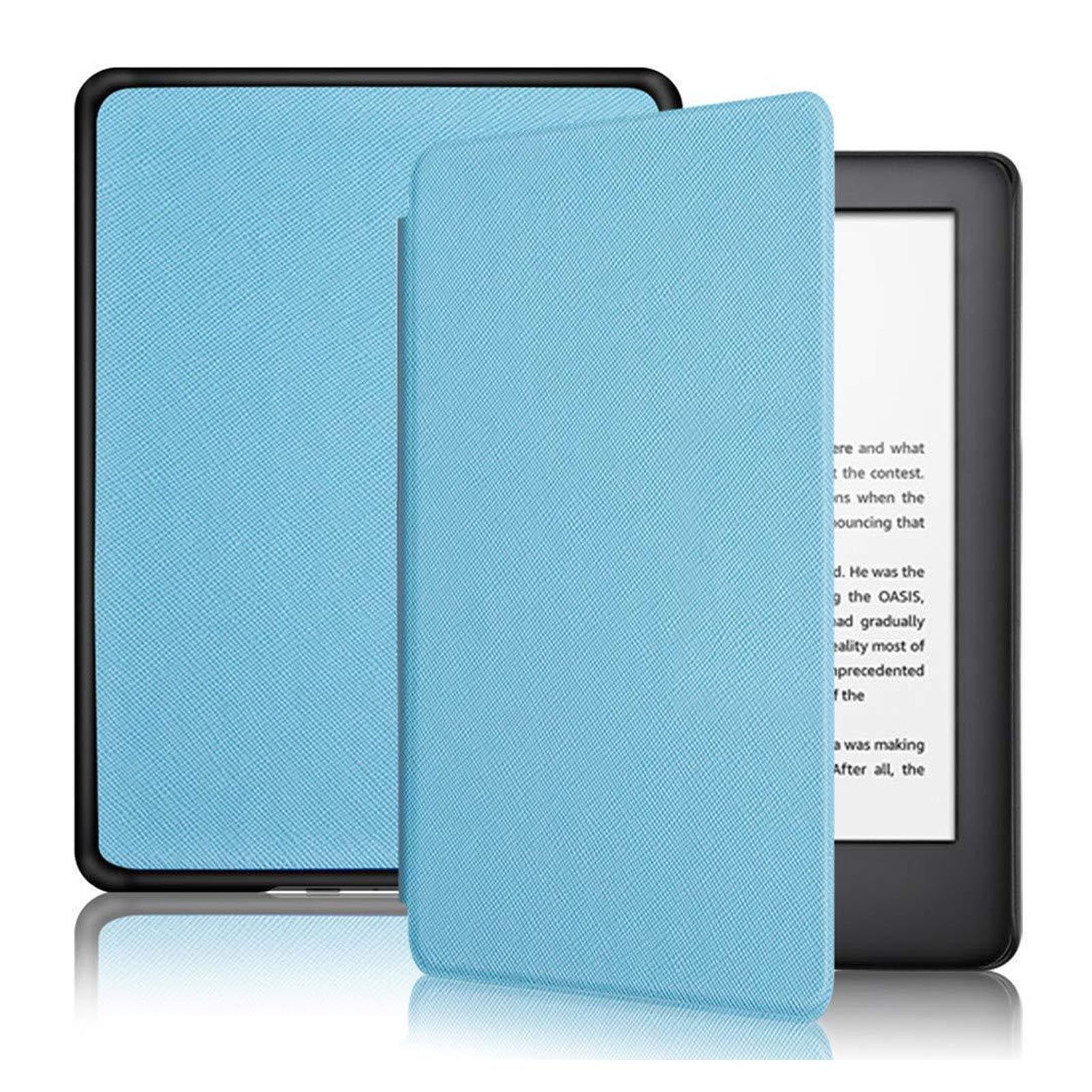 TUWEI Custodia per Lettore di E-Book, Copertura per Lettore di E-Book da 6,8 Pollici a Prova di Impronte Digitali, Struttura Antiscivolo, Pelle PU per la Sostituzione (per Kindle)