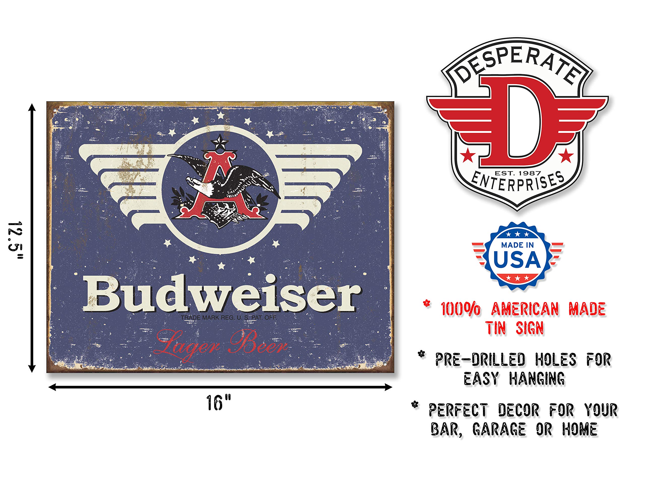 Amazon.com: 4SGM TSN1383 Budweiser 1936 Weathered : OnlineWall Art