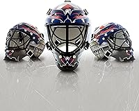 Vista 120 de Franklin Sports mini máscara para portero con logo de la NHL