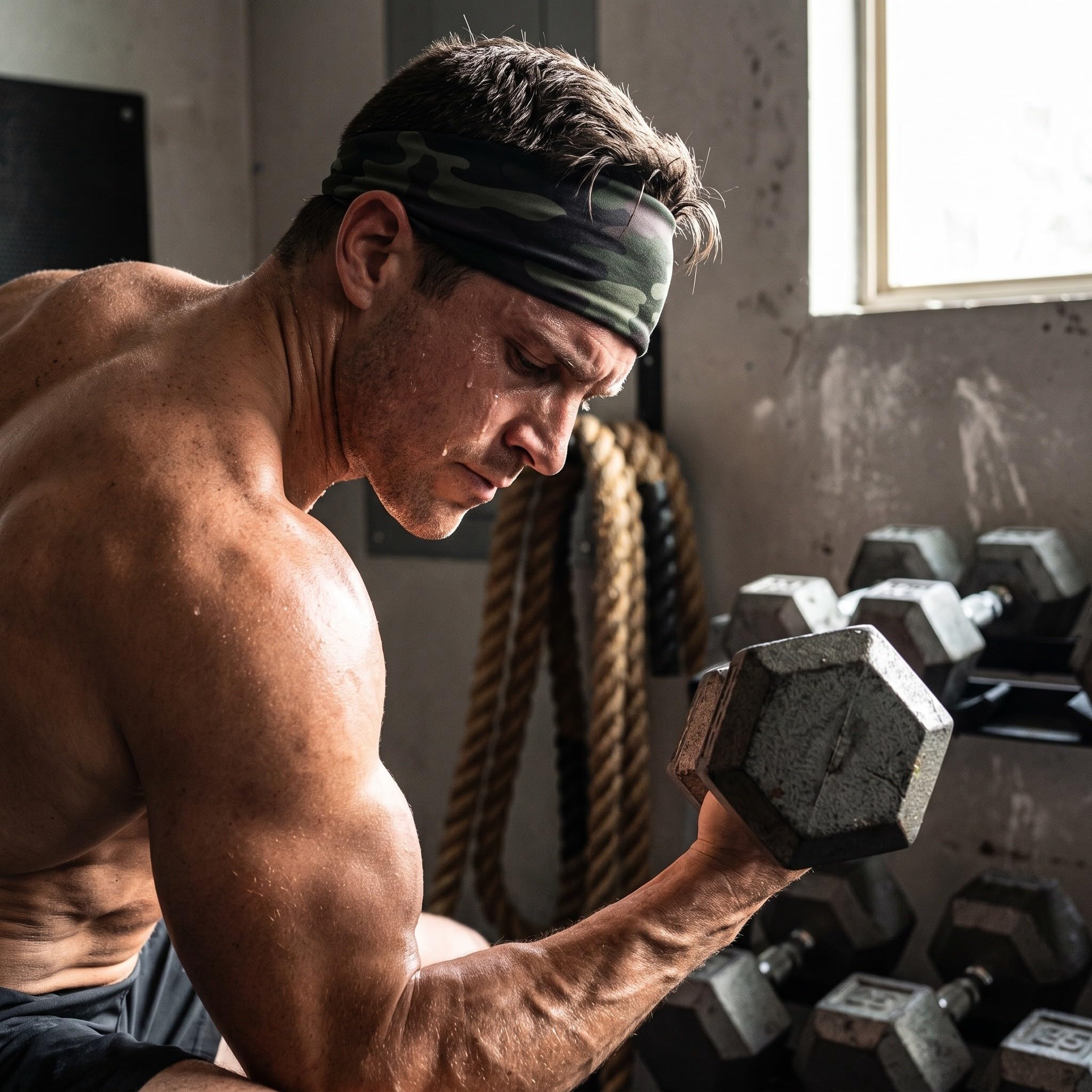 INOOMP 12 fasce per capelli traspiranti per attività sportiva