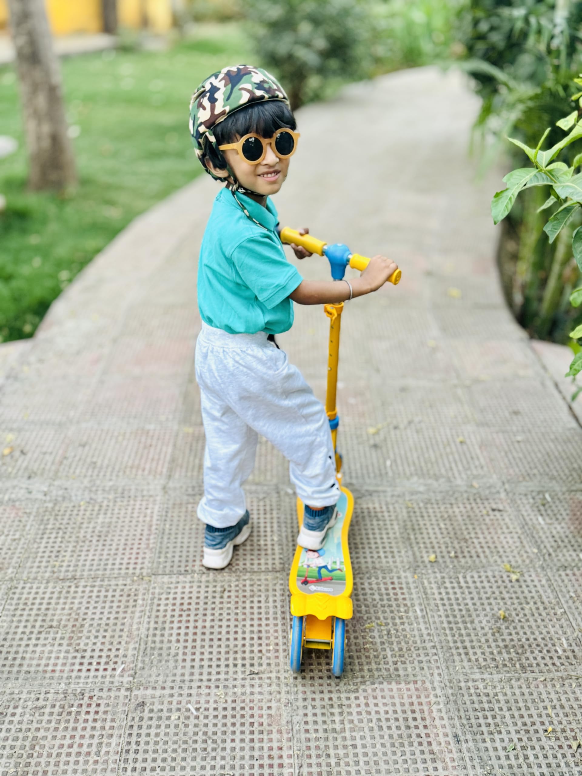 Buy KIDSZOO Foldable Kids Scooter for 3+ Years Boys & Girls with