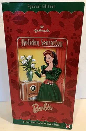 Holiday Sensation Barbie - 1998 - Hallmark Gold Crown Exclusive - Serie de coleccionistas de regreso a casa de vacaciones - Edición especial -