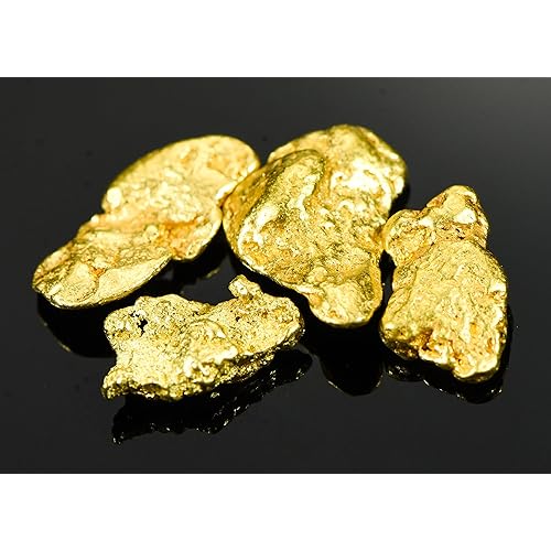 Natural Gold Nuggets #4 Mesh 5 Grams from Alaskan-Yukon BC by Nuggetsbygrant