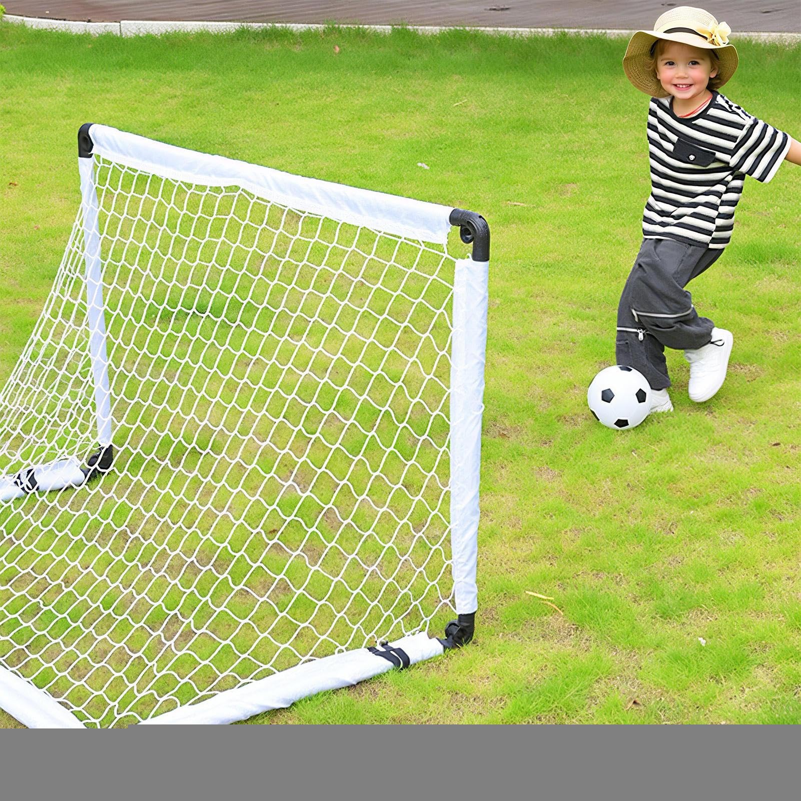 Calcio Bambini Da Giardino Piccola Pratica Di Allenamento Trasportabile