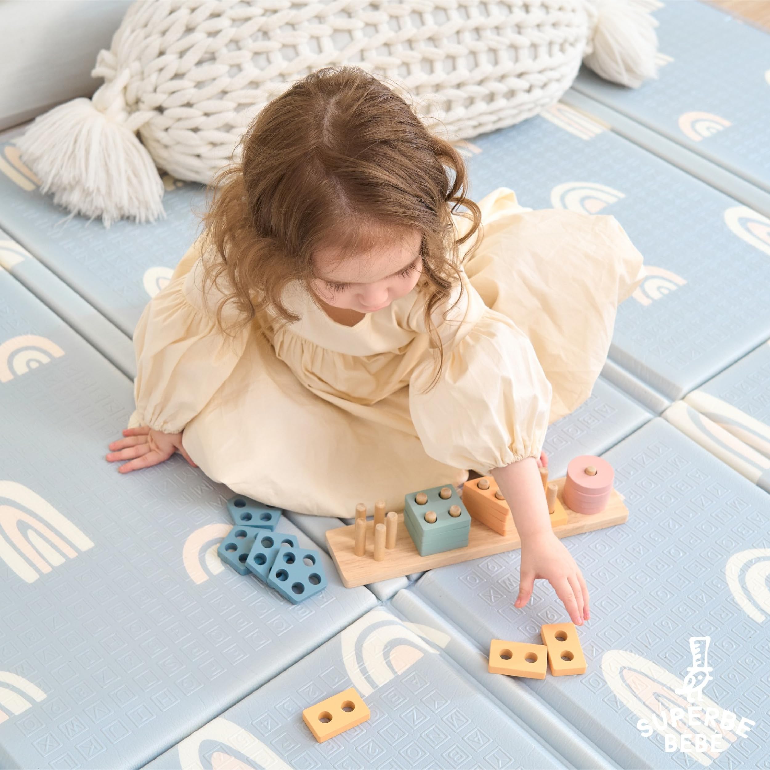 Smartwo Giochi Montessori 1 2 3 Anni, Giochi Incastri in Legno per Bambini, Imparare Forme e Colori, Motricità Fine, Gioco da Viaggio Bambini, Regalo Bimbo, Giocattolo Sensoriale