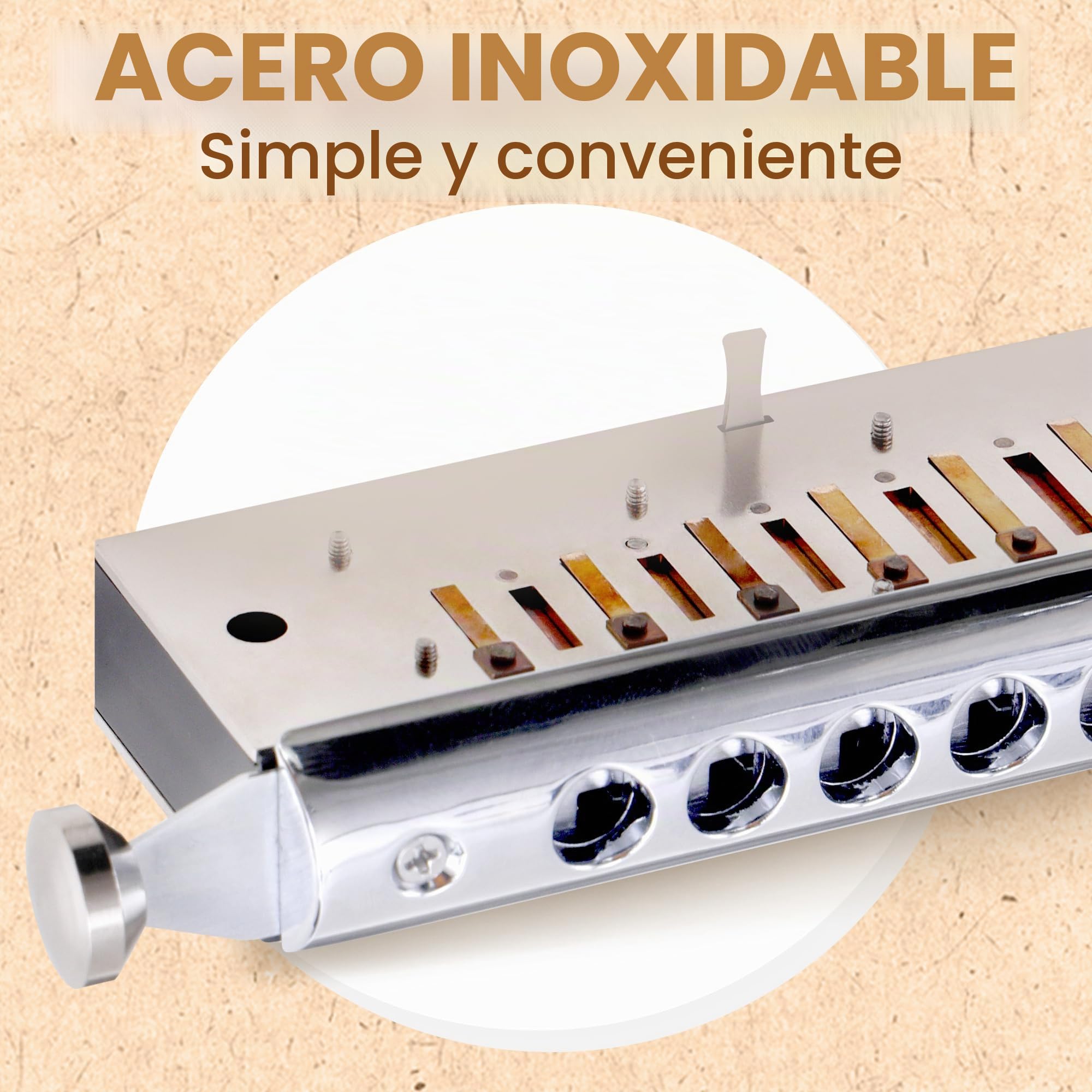 CONJURER Armónica Clave de Do, Armónica de Blues Diatónica de 10 Agujeros y 20 Tonos con Estuche, Arpa de Boca para Principiantes, Adultos, Niños, Profesionales, Estudiantes, Amigos, Regalos (Azul)