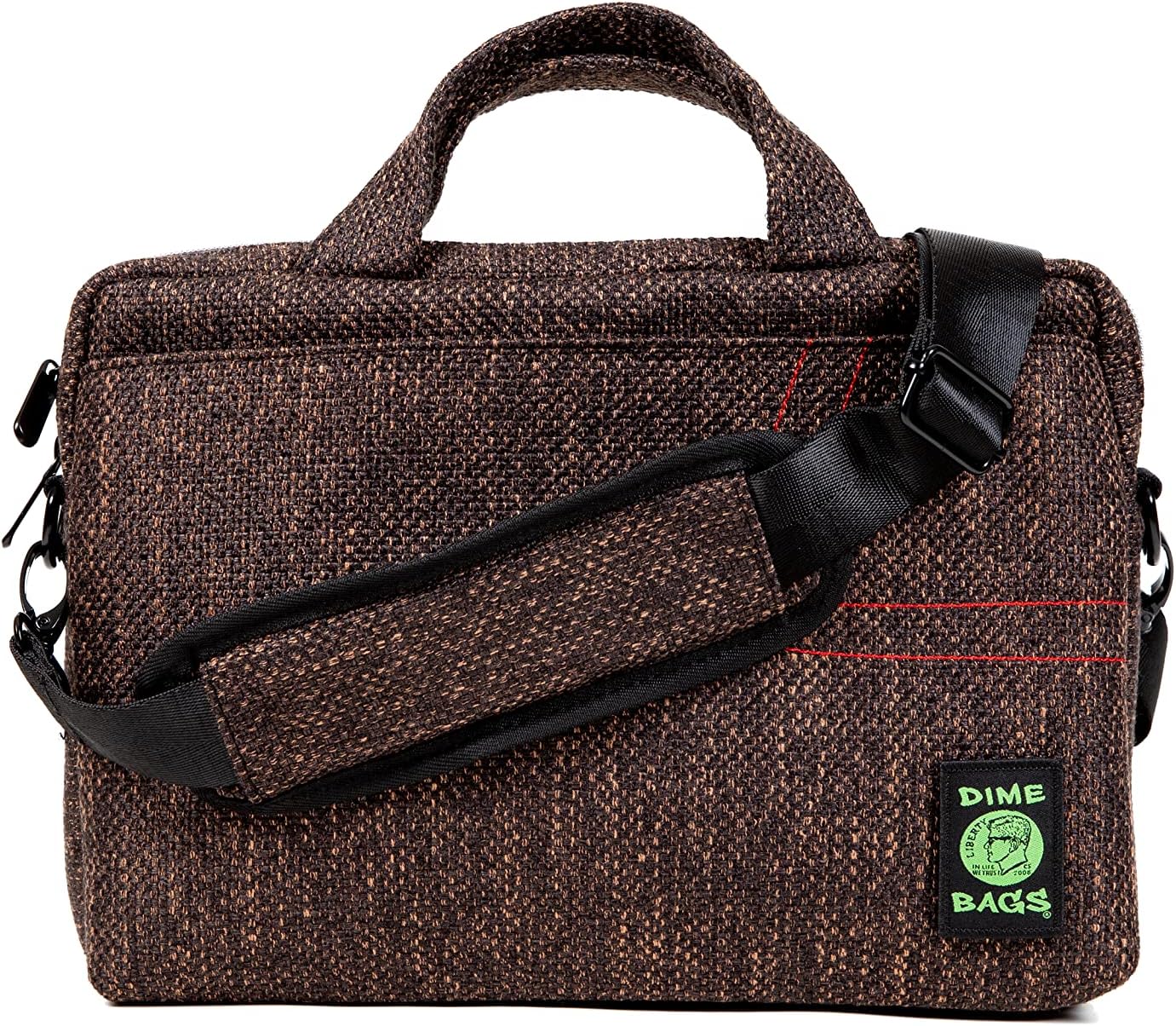 DIME BAGS Laptop Bag with Padded Interior, Organizer Pockets, Adjustable Crossbody Strap, Commuter Shoulder Bag, Side Hustler