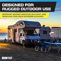 Vista 4 de Iron Forge Cable Cable de extensión RV de 30 amperios de 6 pies - 10/3 STW TT-30P a NEMA L5-30R 125v Cable de alimentación de RV resistente para uso