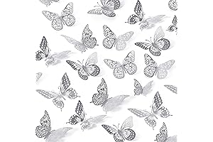 3D Butterfly Wall Decor, Wall Decals for Kids Bedroom