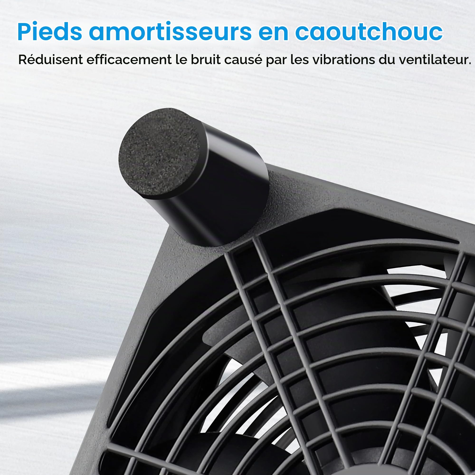 GDSTIME Ventilateur PC 120mm 220V Ventilateur 230V 4 x 120mm Fan 220V à haut débit d'air avec 4V -12V Contrôleur de Vitesse Réglable pour Routeur Laptop Meuble Boîte TV