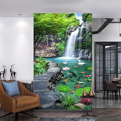 Vista 100 de Murales de pared de tamaño personalizado, paisaje nocturno de la ciudad de Dubai, murales de pared autoadhesivos extraíbles para despegar y pegar