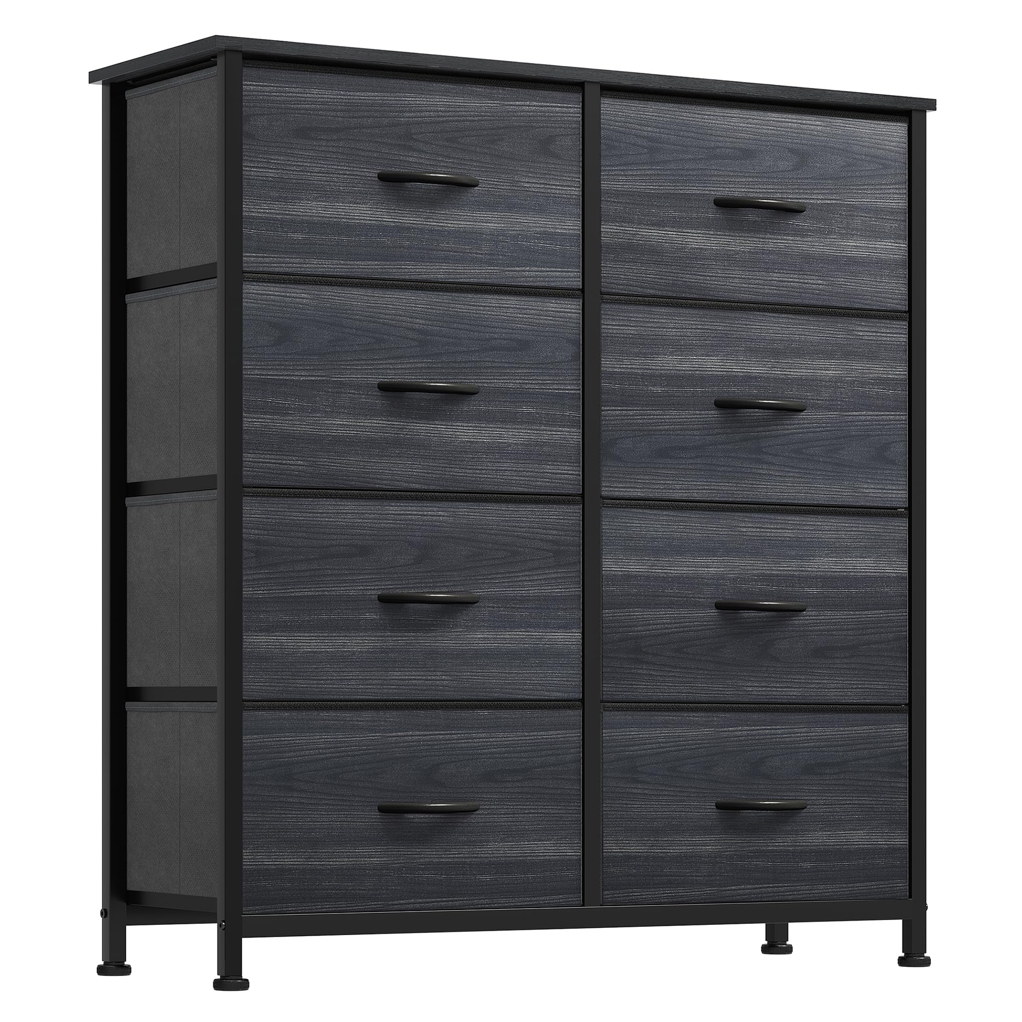 YITAHOME Dresser with 8 Drawers - Fabric Storage Tower, Organizer Unit for Bedroom, Hallway, Closets - Sturdy Steel Frame, Wooden Top & Easy Pull Fabric Bins