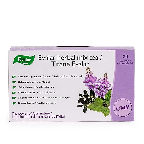 Ortigas de trigo sarraceno Galega Rosa Mosqueta Lingonberry Evalar Tea Altai Siberia 20 bolsas de té Mezcla de hierbas