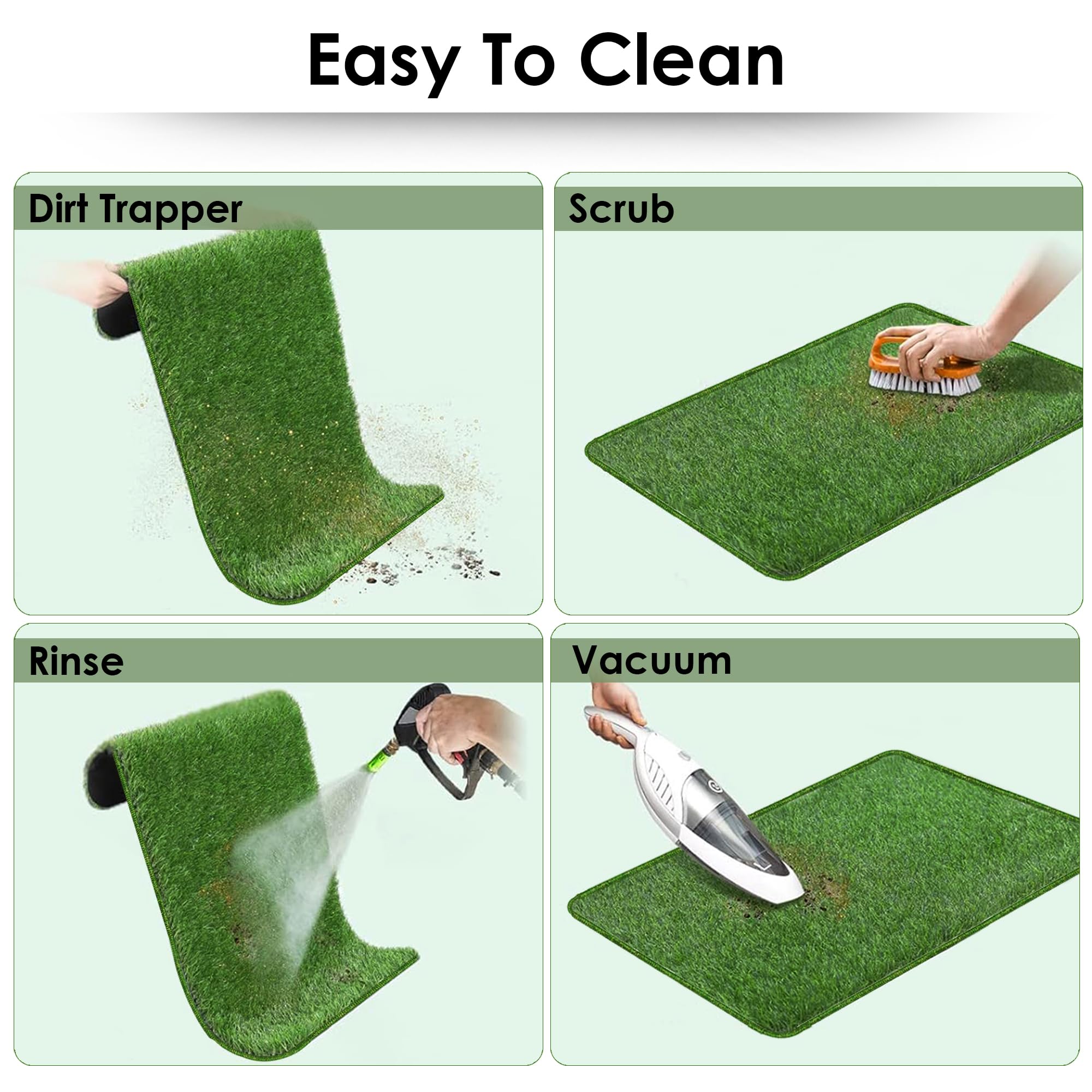 Story@Home Artificial Grass Mats - 2 Pack -4 Story@Home Artificial Grass Mats - 2 Pack -4