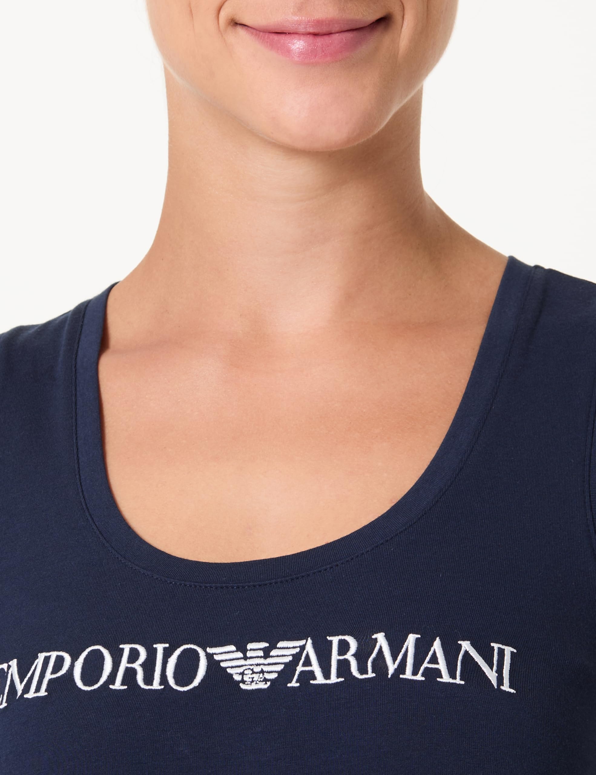 Emporio Armani Everyday Cotton Underwear Tank T-Shirt Donna (Pacco da 1)