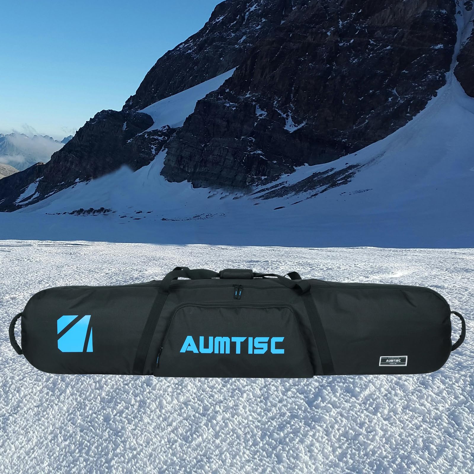 AUMTISC Sac de Snowboard rembourré, Housse de Planche, Sac de Ski, équipement de Ski, Sac de Voyage