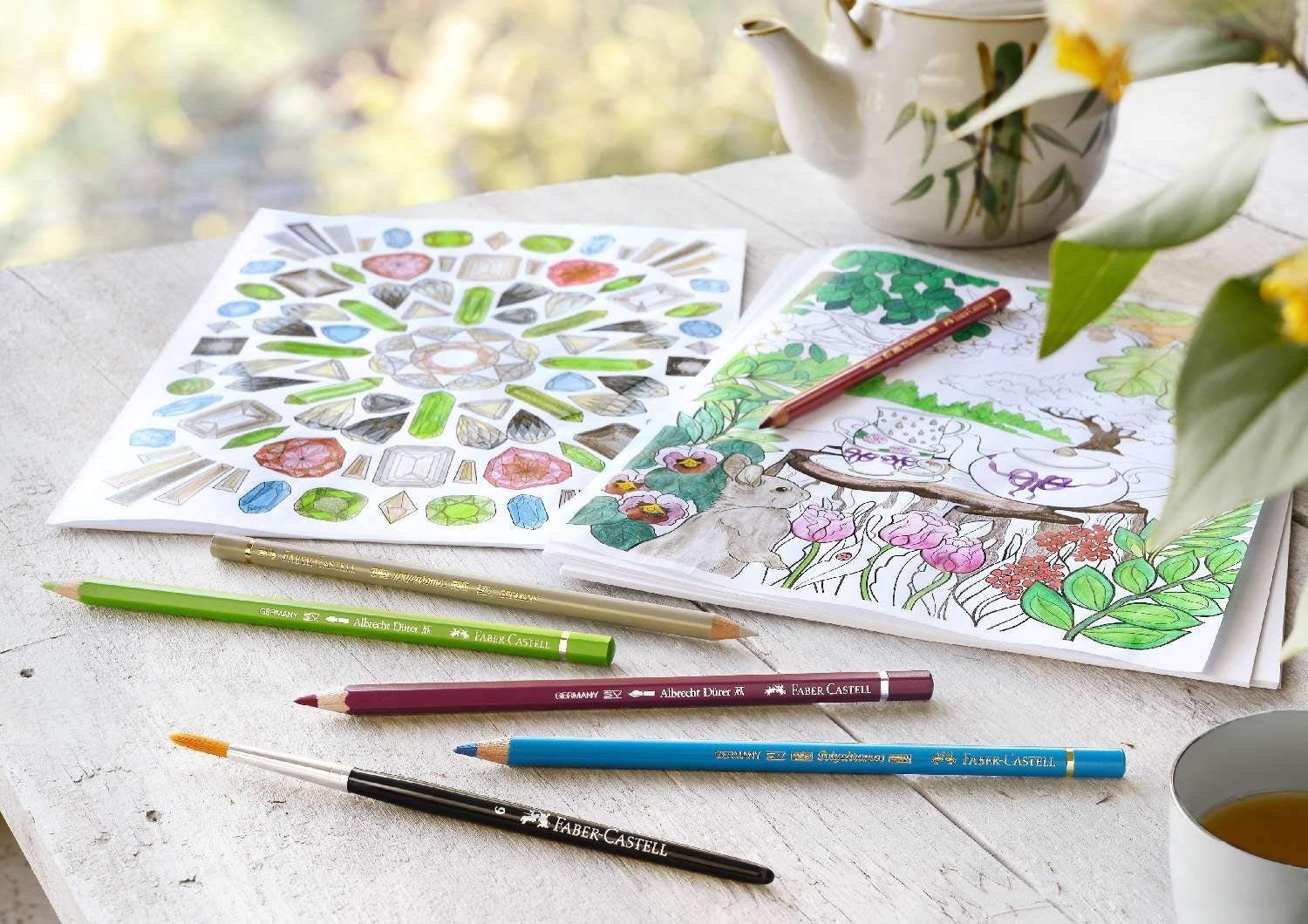 Amazon.co.jp: ファーバーカステル ポリクロモス色鉛筆セット 120色 缶  