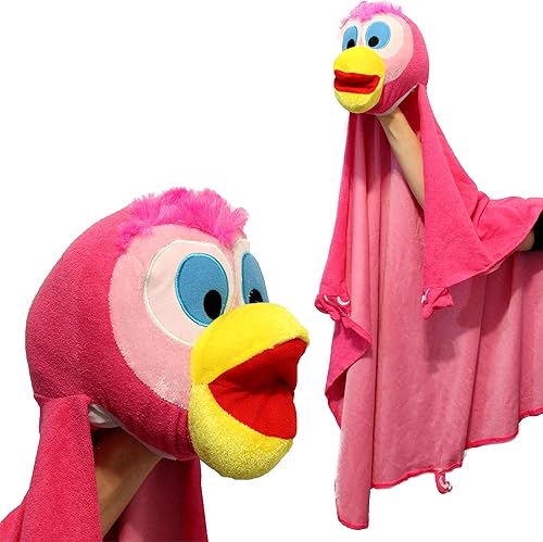 Miniatura 3 de Marioneta de pájaro  Marionetas de mano de animales con boca movible  Marioneta de animal con manta de tela adjunta  Marionetas de felpa únicas para