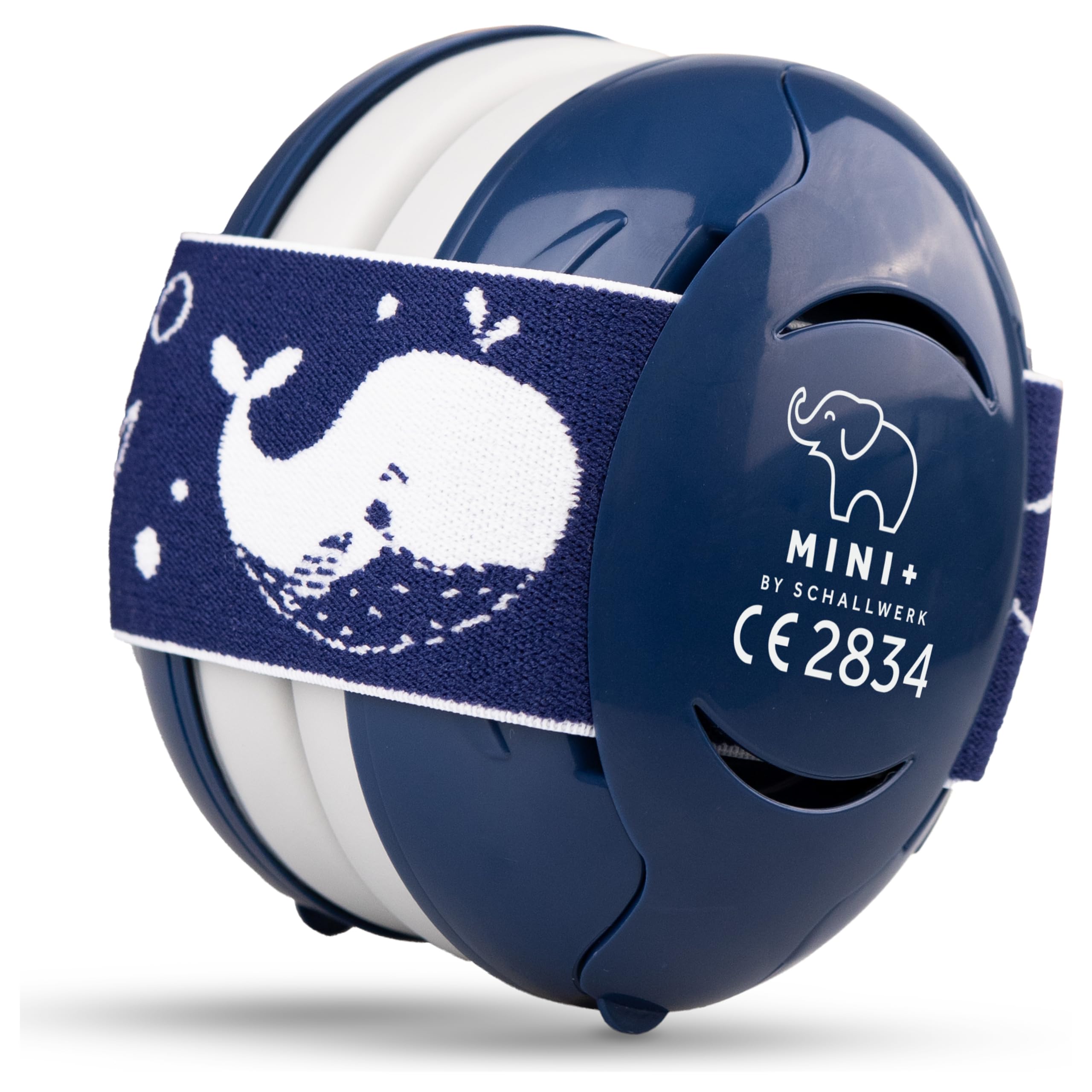 Schallwerk ® Mini+ (Ocean Blue) - Ohrenschützer für Kleinkinder - Hochwertige Lärmschutz Kopfhörer Kinder - Gehörschutz Kinder, Gehörschutz Baby, Ohrenschützer Baby Kopfhörer Lärmschutz