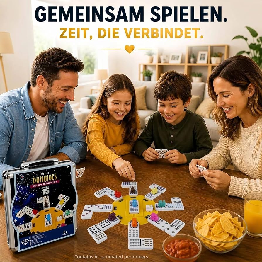 Amazon.com: Dominoes Set for Adult, Double 15 Dominoes Set Double
