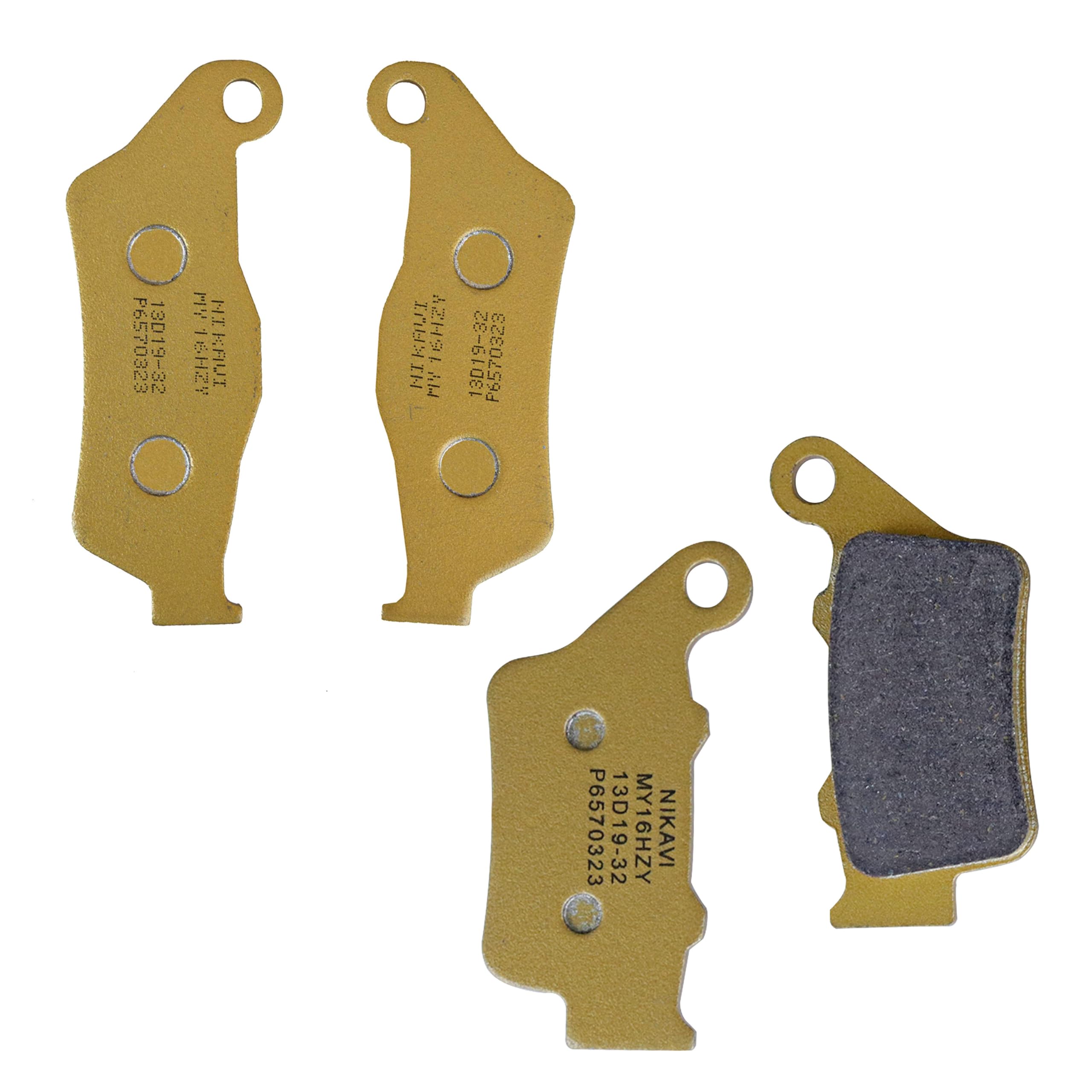 NIKAVI GDP24+GDP27 Front & Rear Sintered Brake Pads | Heavy-Duty