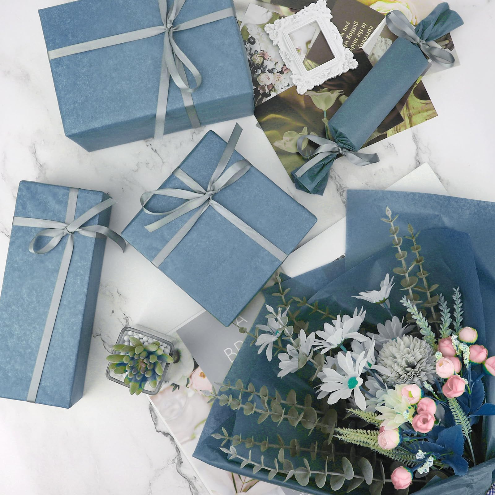100 arkuszy papieru w kolorze szałwiowej zieleni, 50 x 35 cm, szałwiowa zieleń, papier do pakowania prezentów, jednolity kolor, DIY, sztuka, rękodzieło, chusteczki, na prezent ślubny, wypełniacze,
