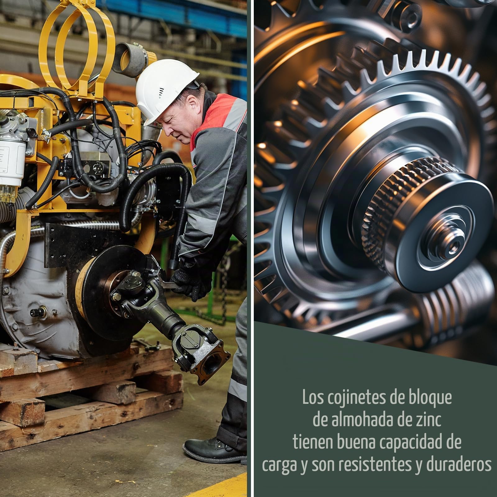 MIVIDE 8 unidades de rodamientos KP004 de 20 mm, cojinete de rodamiento, cojinete de aleación de zinc