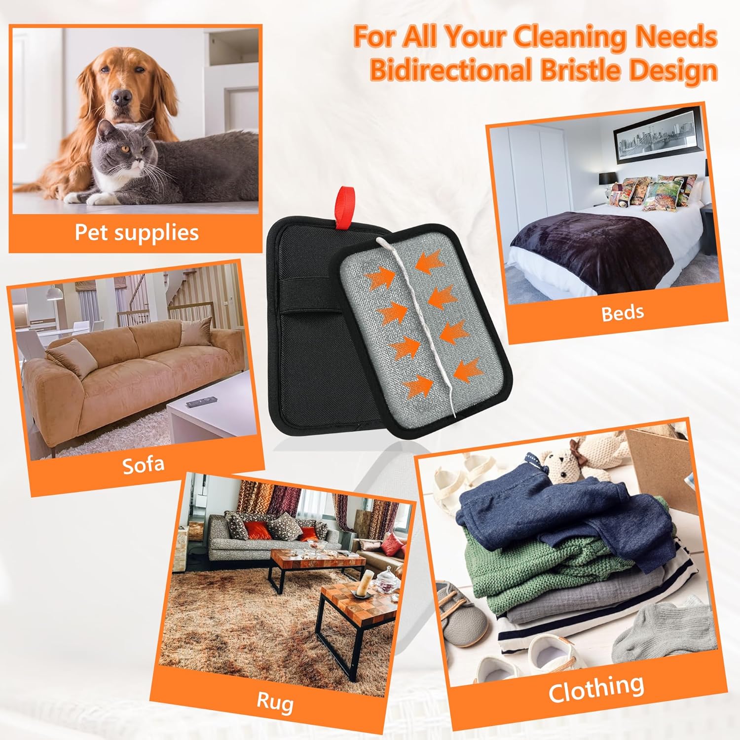 Pet Hair Removal Glove,Static Electricity Grooming... 15 Pet Hair Removal Glove,Static Electricity Grooming...