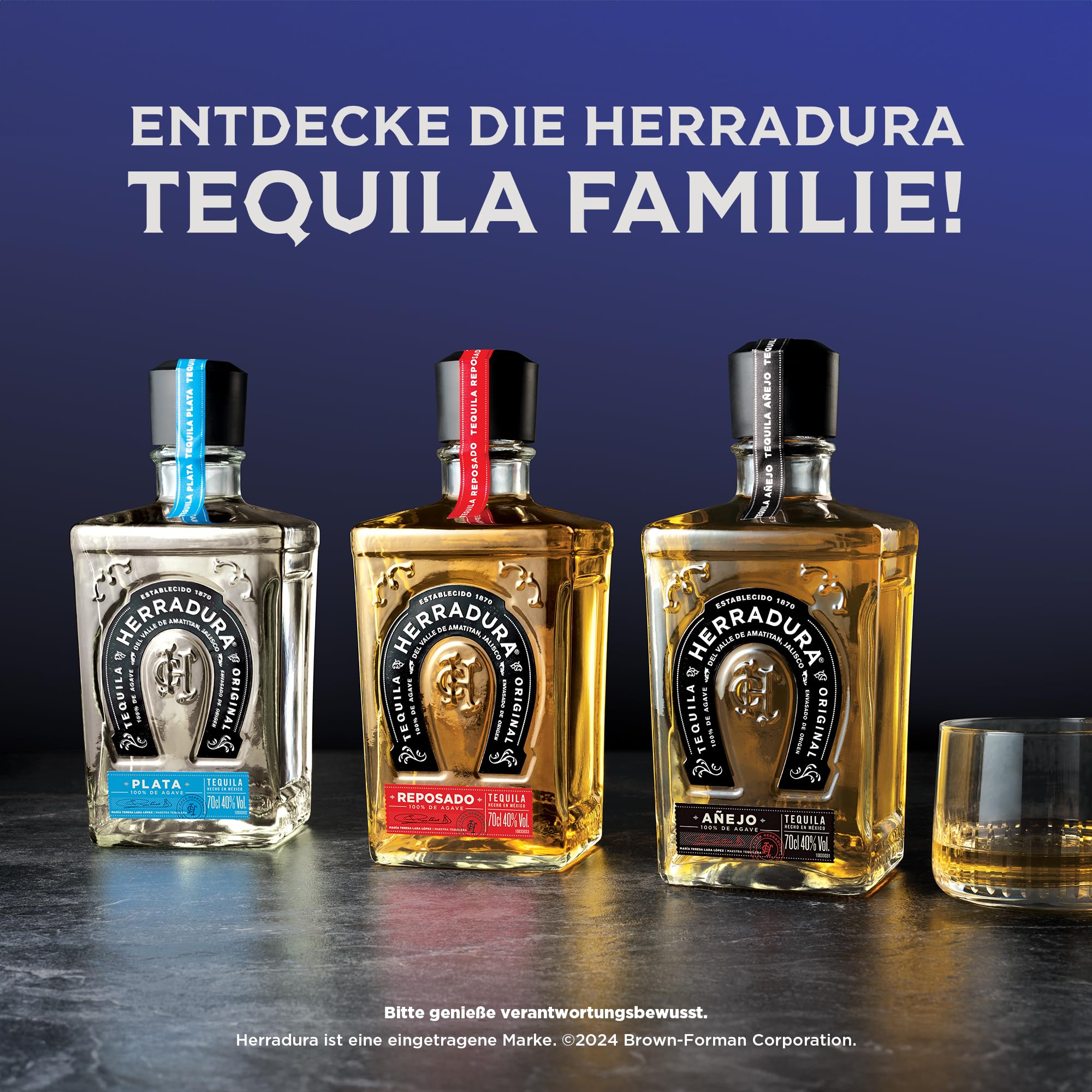 Herradura Reposado 70cl – Tequila invecchiata in botte per 11 mesi. 40% vol.