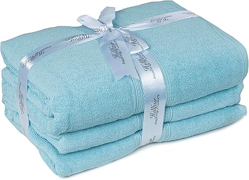 Juego de 2 toallas de baño de 100% algodón de 600 GSM, 40 x 80 pulgadas, toallas de baño extra grandes altamente absorbentes, toallas de baño de