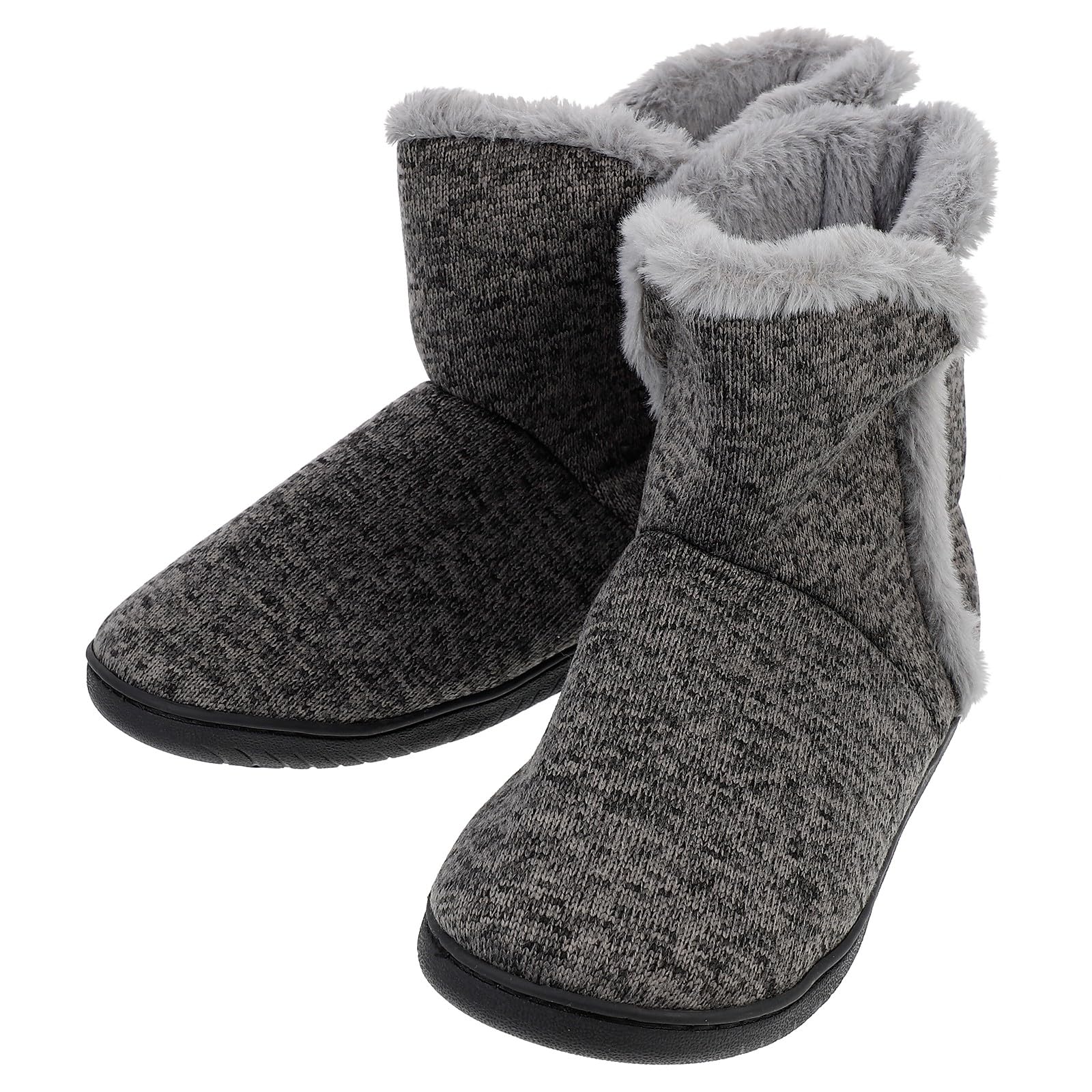 BESTonZON Pantoufles D'hiver Homme en Cachemire, Taille 43-44, 1 Paire